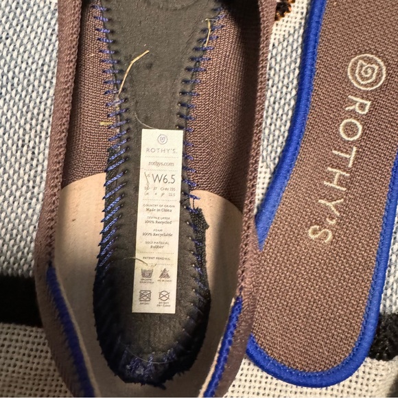 Rothy's The Flat in Mink Retired Color - Picture 7 of 7